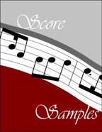Five on Five for Two Drum Sets, Score Samples