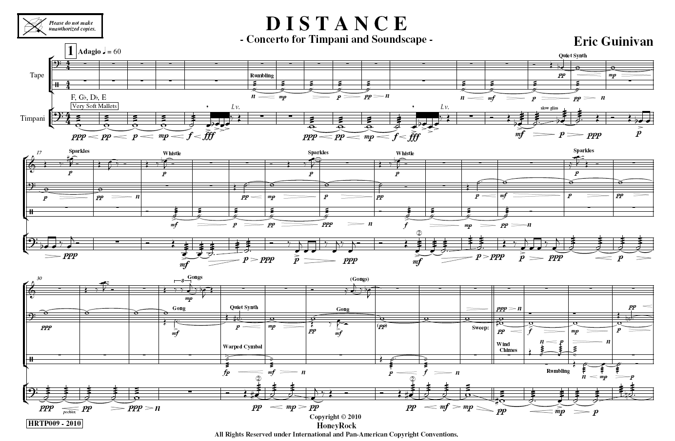 DISTANCE: Concerto for Timpani and Soundscape
