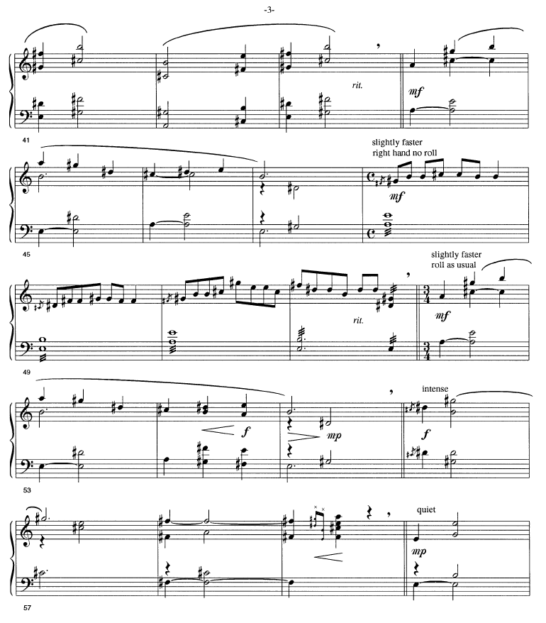 Trois Gymnopédies, No. 3 - Arr. for Solo Marimba