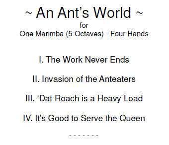 An Ant's World