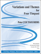 Variations and Themes for Solo Timpani | HoneyRock Publishing - Percussion Music