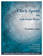 CLOCK SPEED for Solo Snare Drum