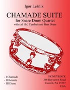 CHAMADE SUITE for Snare Drum Quartet, Score Samples