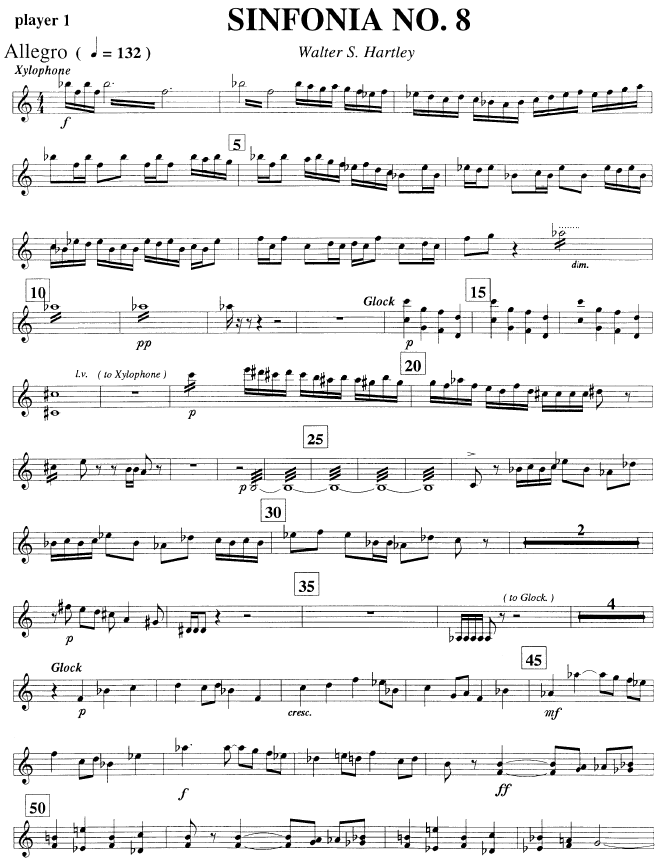 Sinfonia No. 8 for Percusion Quintet