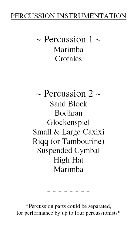 Desert Songs I,  for Choir and Percussion